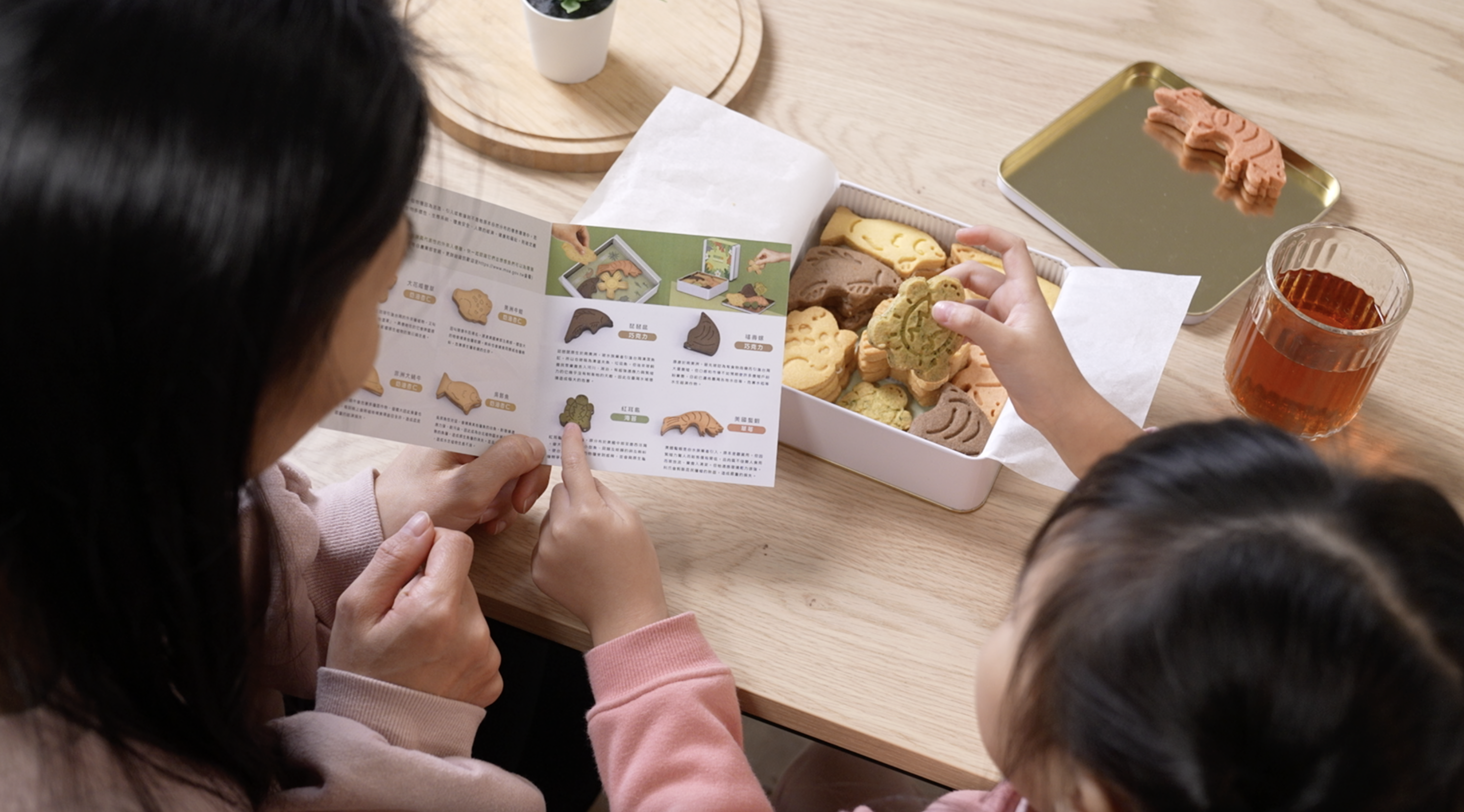 The design team used cookie puzzles to educate children in a fun way, introducing them to 8 invasive alien species.