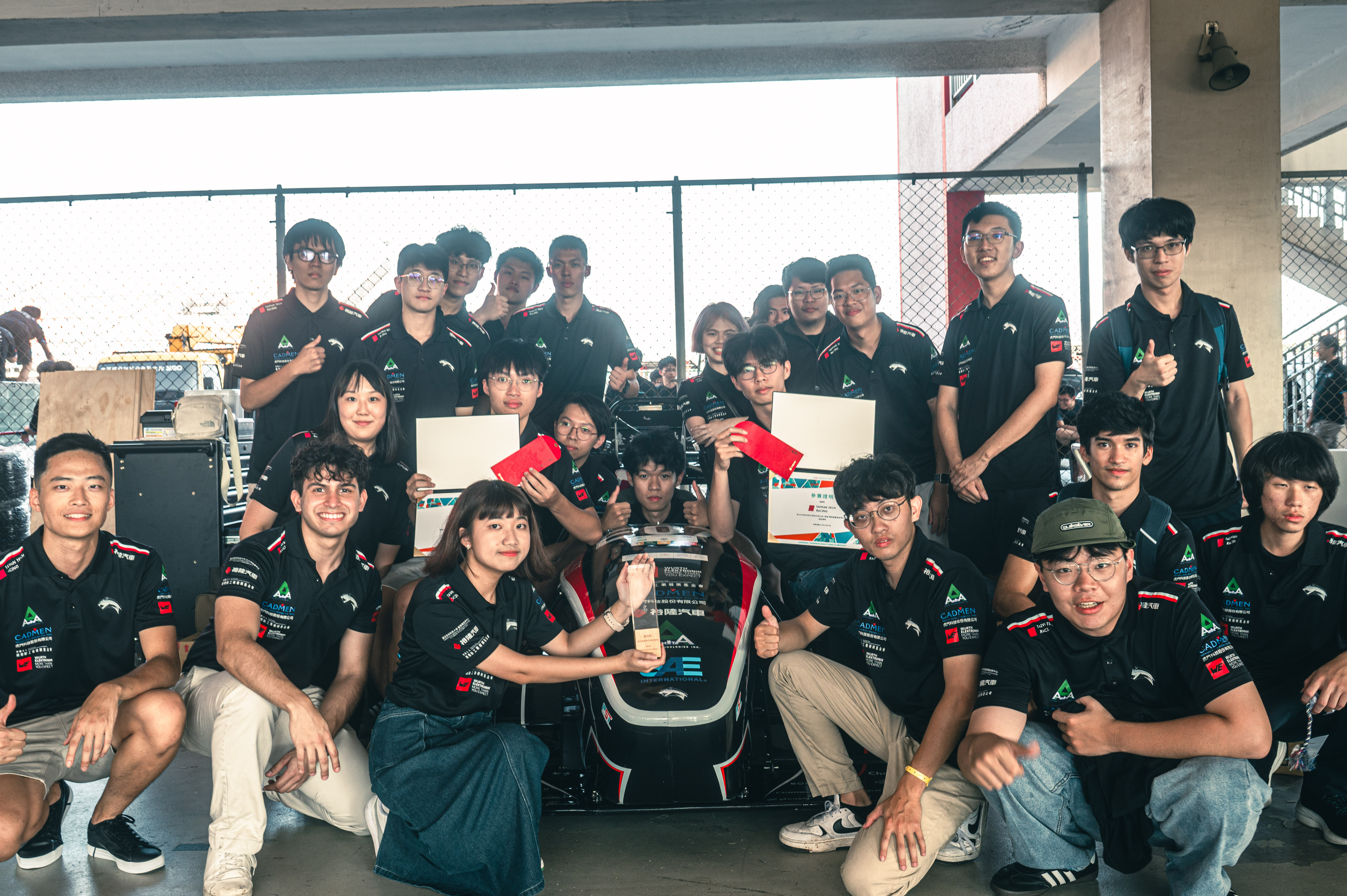 Taiwan Tech Racing Team won second place and best popularity award at the 4th Taiwan Cup Formula Student Competition.