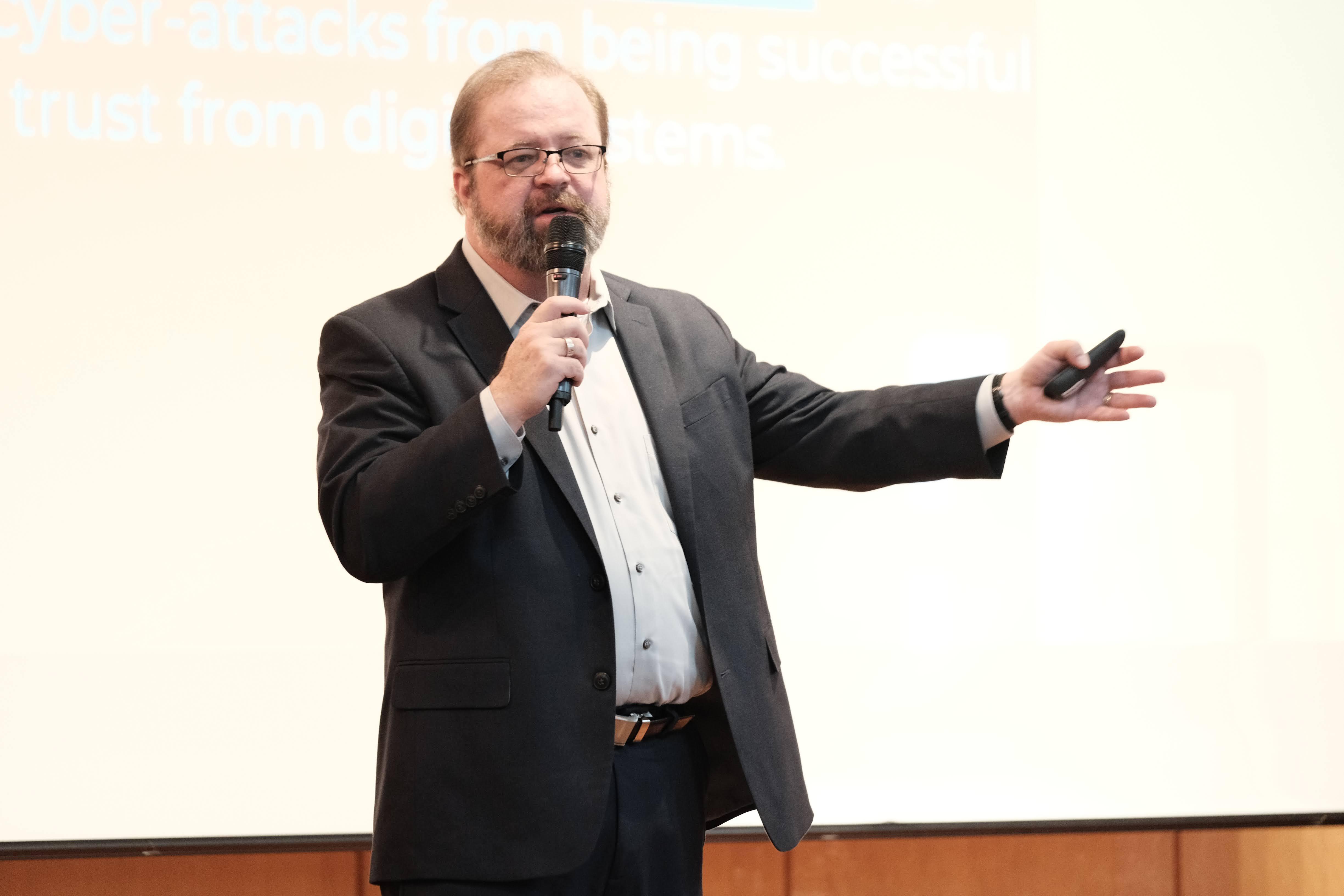 John Kindervag, the Father of Zero Trust, delivers a keynote at Taiwan Tech's Zero Trust Architecture Seminar.