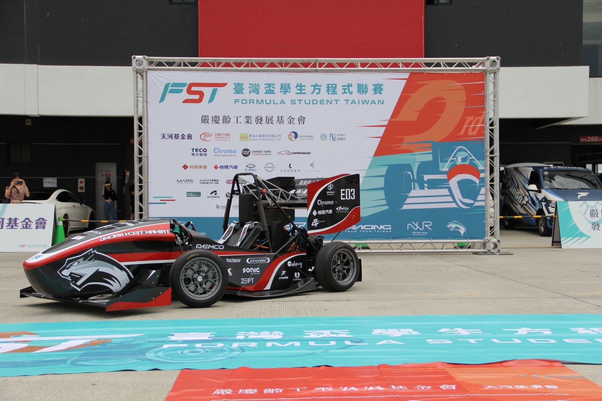 Taiwan Tech's Formula Racing Team participated in the FST Taiwan Cup Formula Student Racing on July 18th.