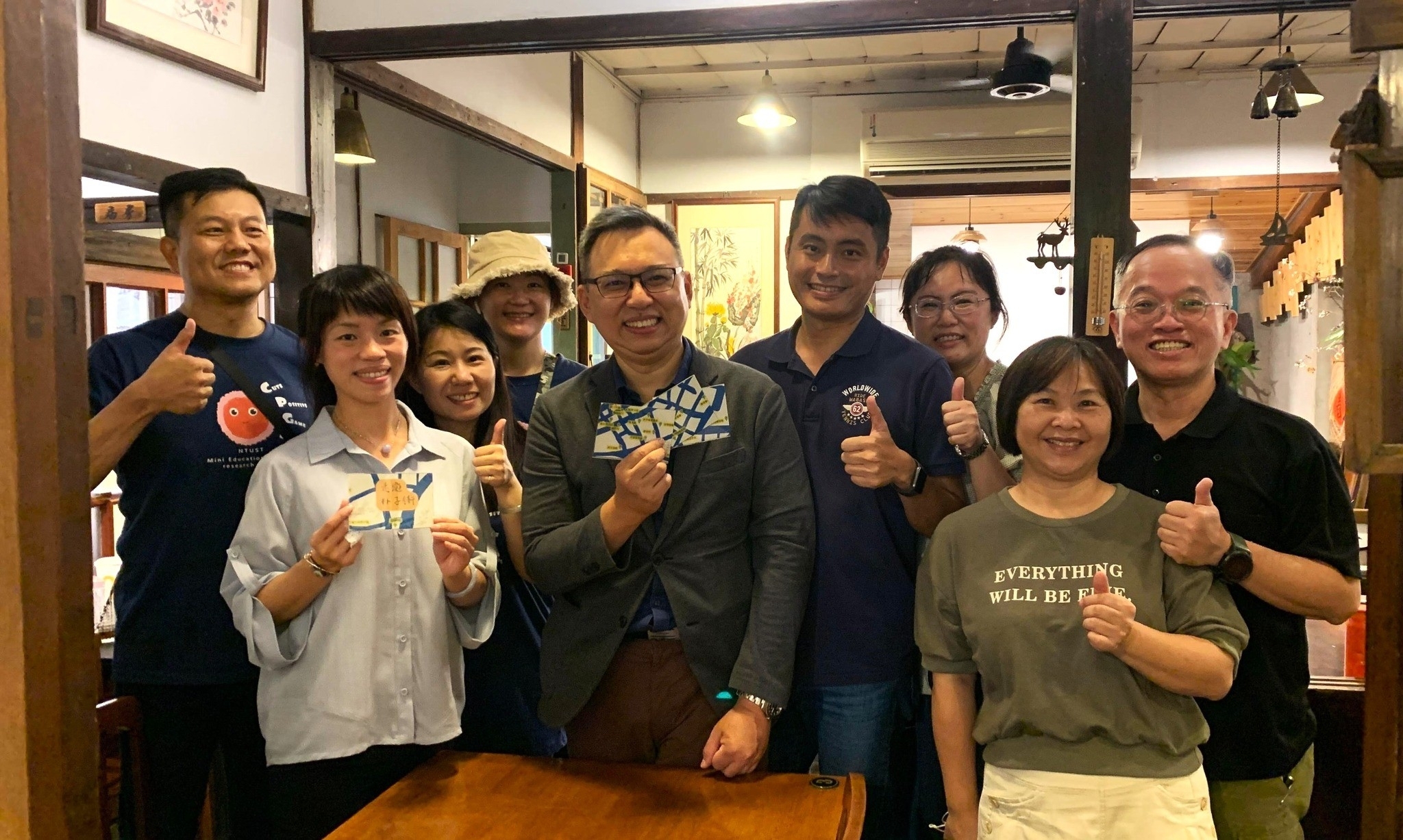 Distinguished Professor Huei-Tse Hou, by Graduate Institute of Applied Science and Technology at Taiwan Tech, leads students from various disciplines to collaborate with the cultural and historical site “Seimokuya” in Puzi, Chiayi, to develop games that contribute to local revitalization.